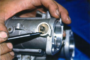 48 IDA Throttle Shaft Bearing Location